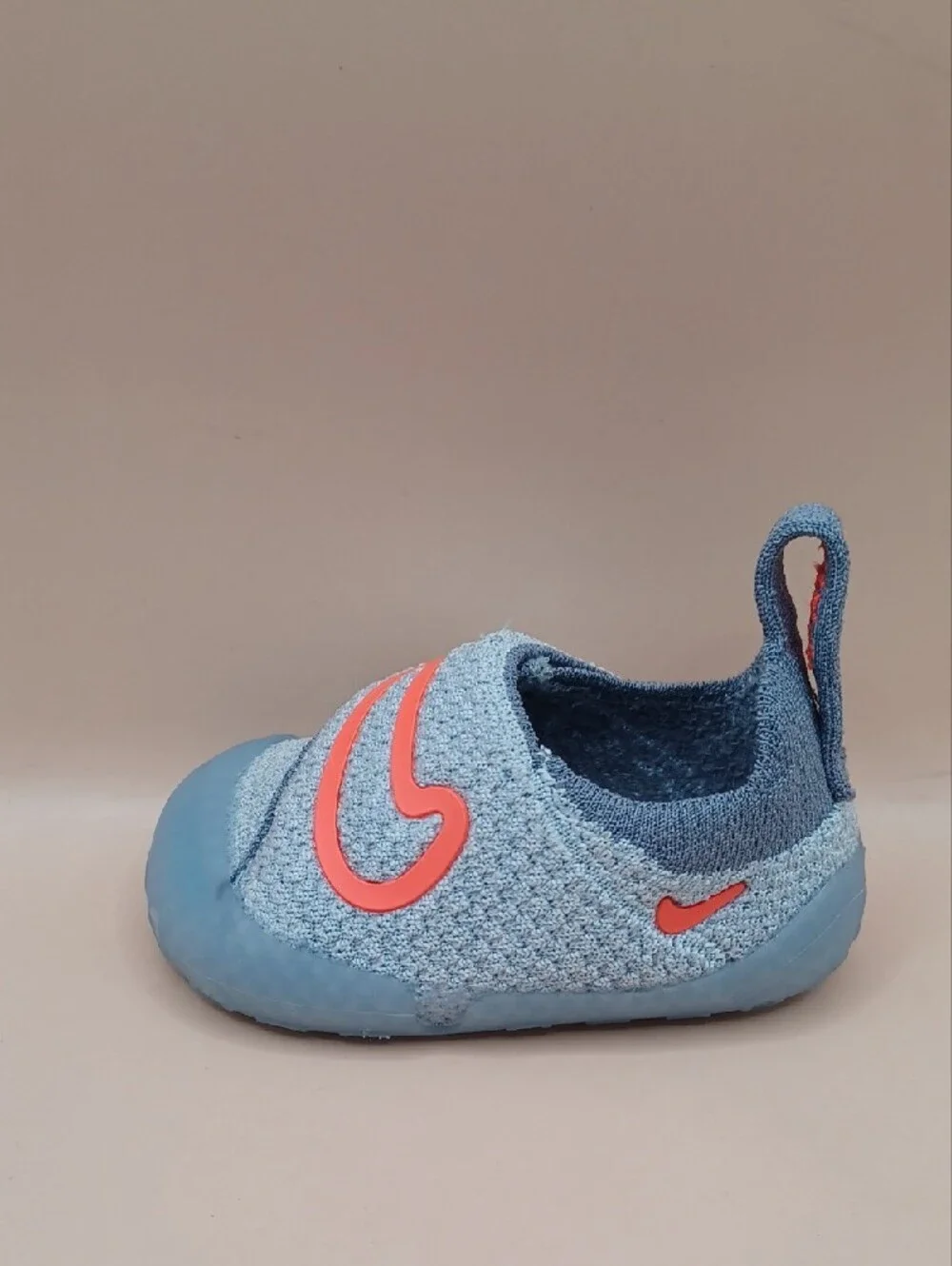 New Nike Swoosh 1 Light Armory Blue/Hyper Orange Shoes Size 3C US FB3244-400